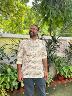 Tribal print short kurta